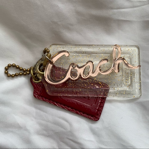 Like New Coach Bag Tag Set - Picture 1 of 3
